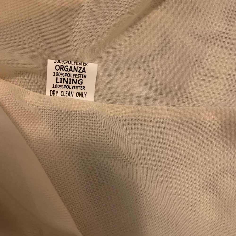 ✨💥⚡️ A Drea Champagne Shimmer Ivory and Beige Sequin Homecoming NWOT - Picture 10 of 13